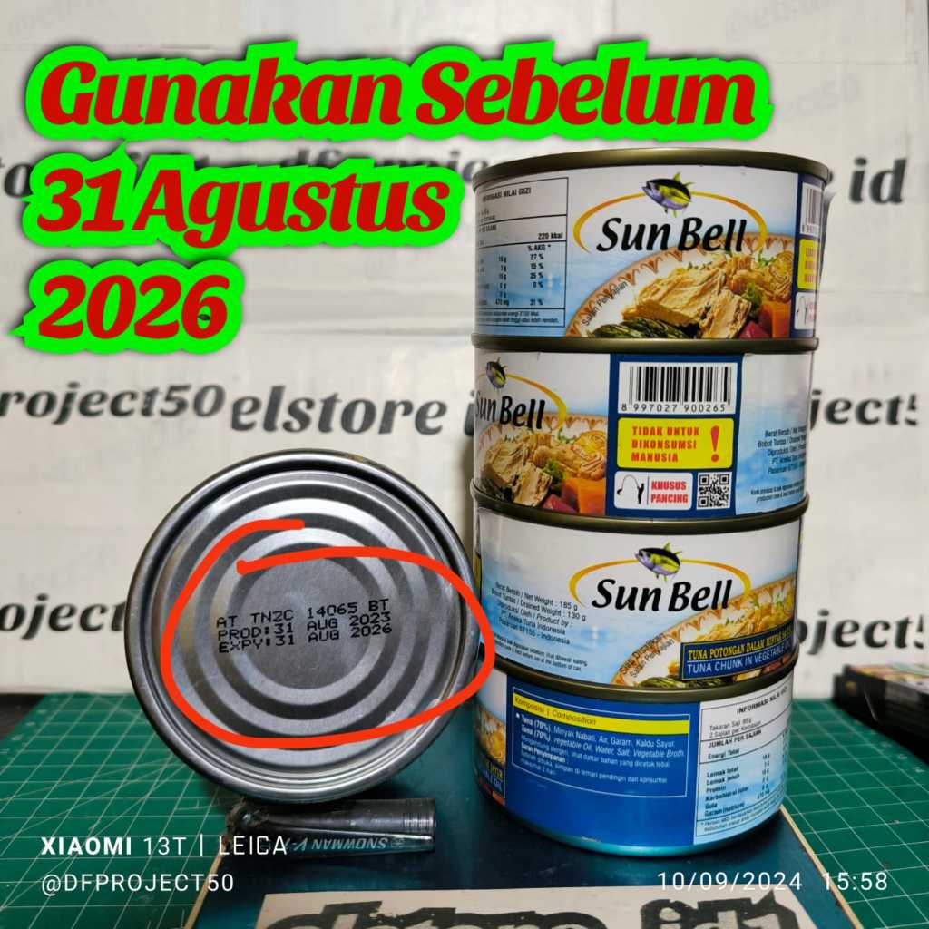 

Umpan Pancing SUN BELL BESAR 185 Gram Tuna Kaleng Besar Sun bel Sunbell exp. 31 AGUSTUS 2026