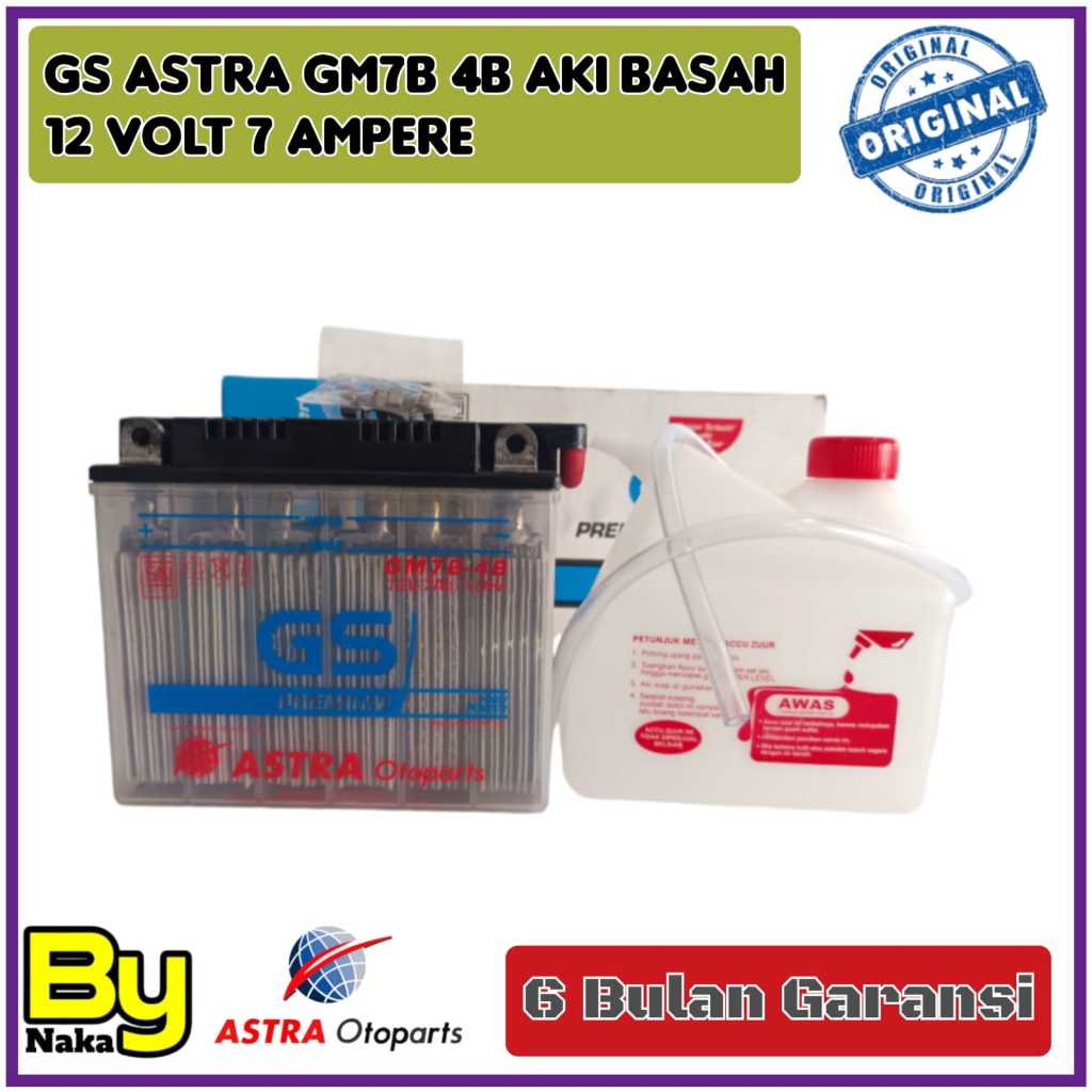 Aki Motor Scorpio/Tiger/Jaguar/Nouvo GS Astra GM7B-4B Premium