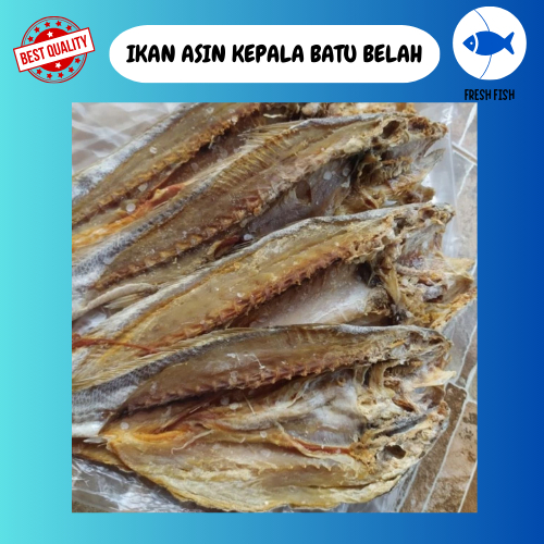 

IKAN ASIN KEPALA BATU BELAH/KEPALA BATU BELAH 500 GRAM
