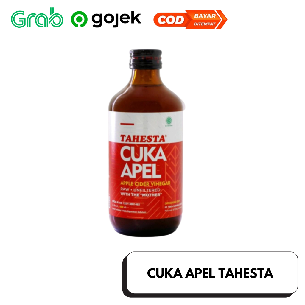 

TAHESTA - Cuka Apel Apple Cider - With The Mother - 320 Ml