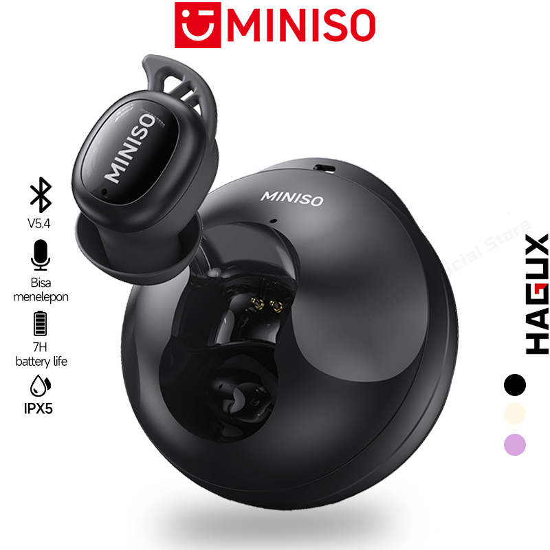 Miniso X16 True Wireless Bluetooth V5.4 TWS Sleeping Headset Mini Earbuds Earphone