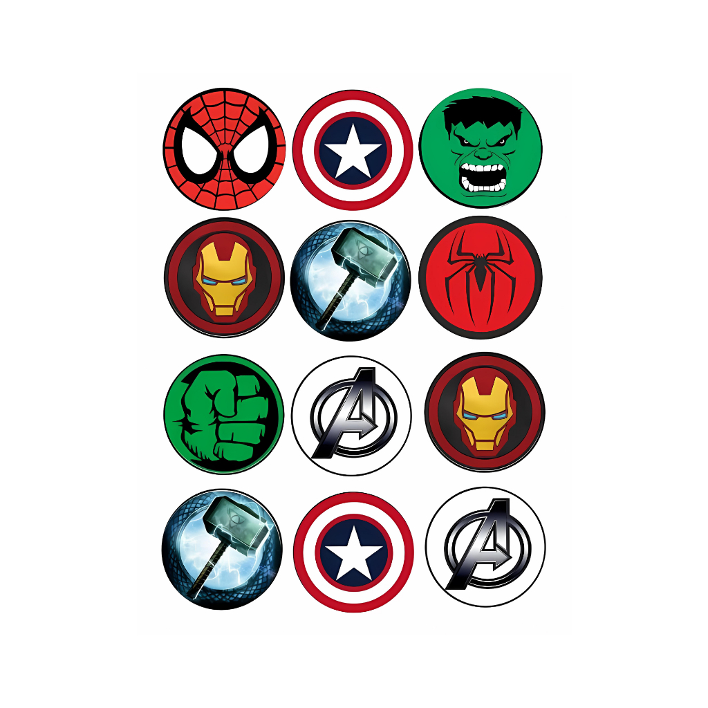 

Stiker Marvel - Stiker super hero - Stiker anak avenger