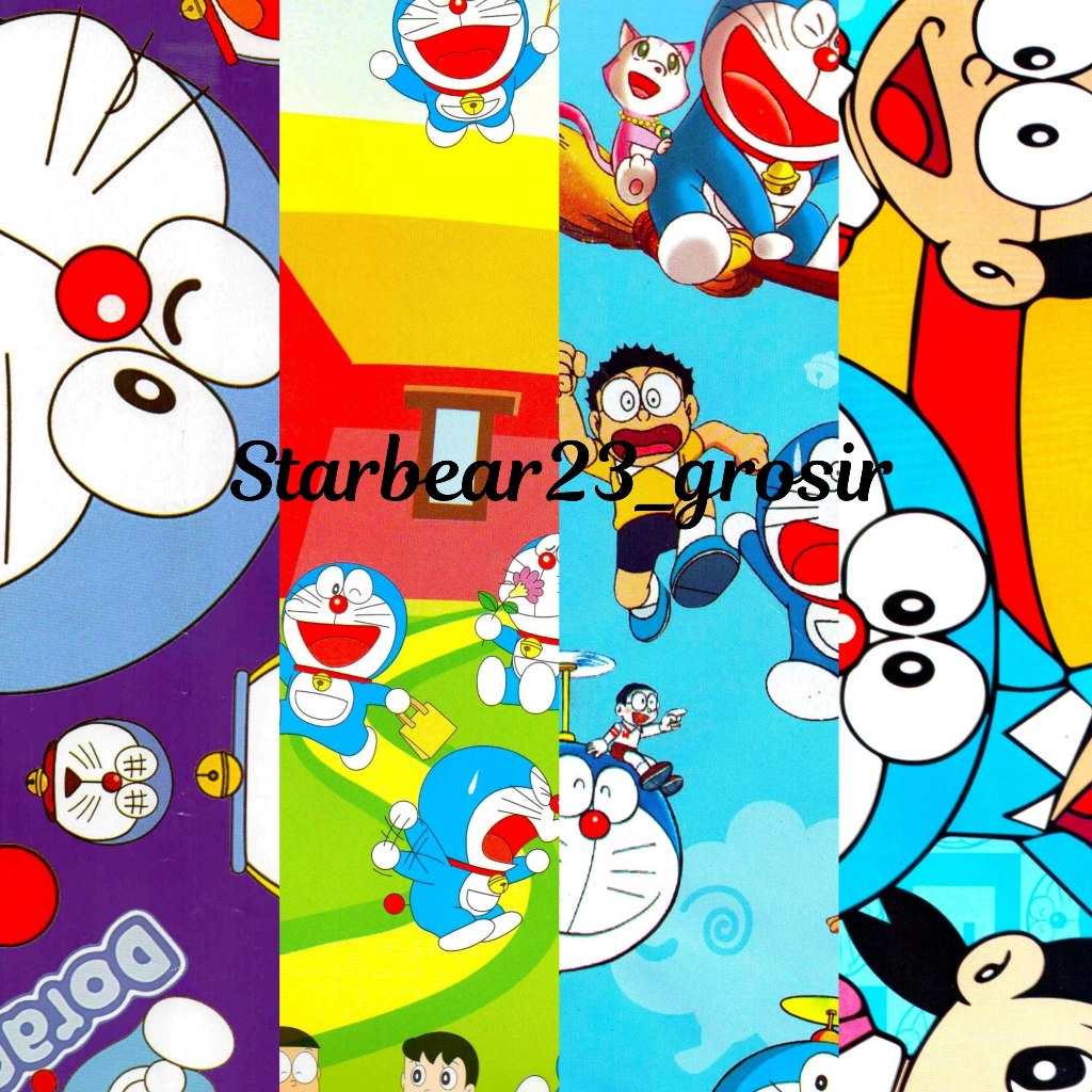 

Kertas kado Glossy Color Doraemon Mix