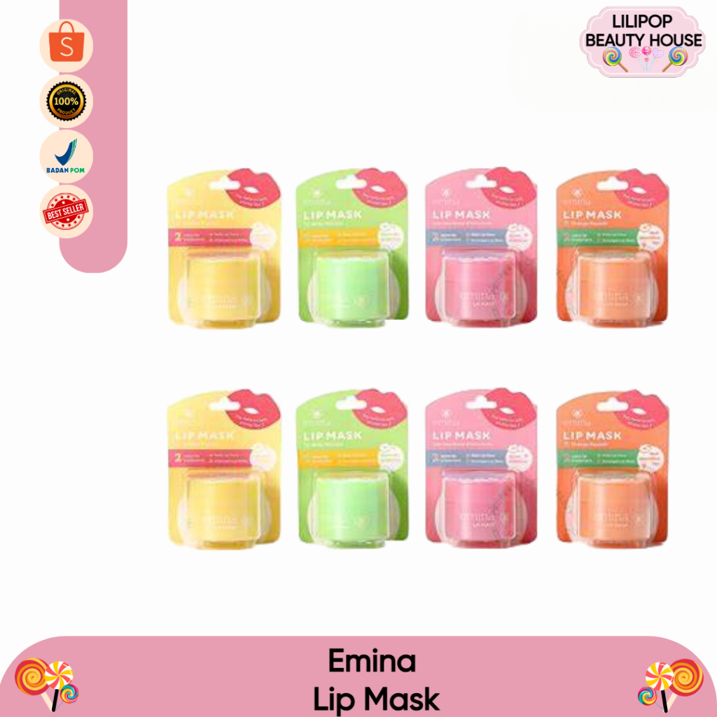 Emina Lip Mask - Masker Bibir 9gr