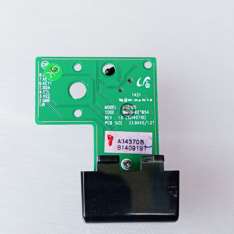 sensor tv samsung  UA40H5003 - ir sensor tv samsung ua40H5003 - tombol power on/off tv samsung ua40h