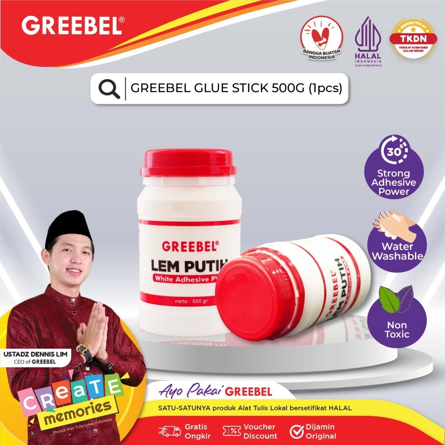 

TBMO GREEBEL WHITE GLUE GB 500GR