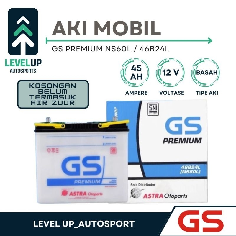 Accu / Aki GS Premium NS60L