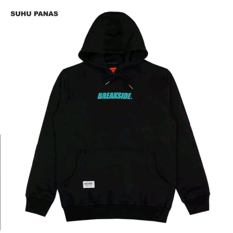 BREAKSIDE SWEATER HOODIE BLACK TOSCA