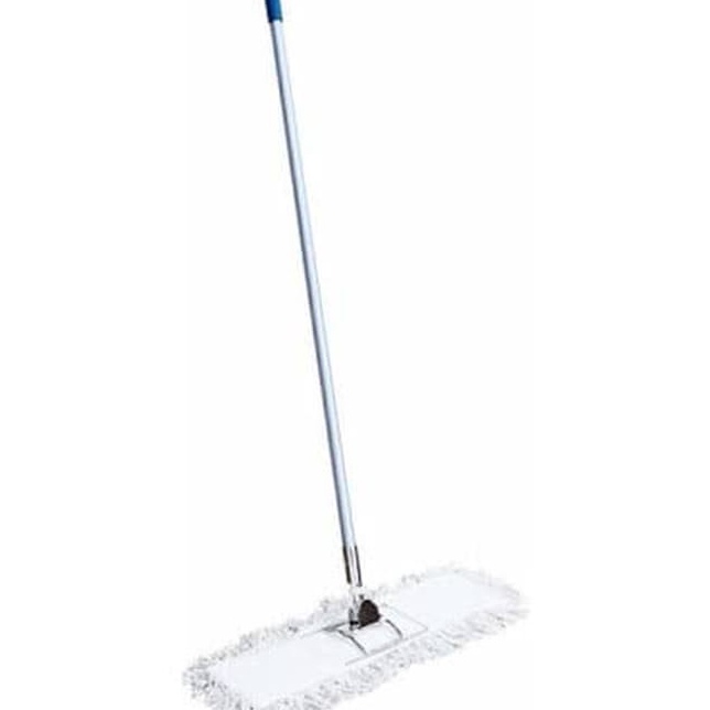 ORIGINAL Lobby Duster Putih Set Komplit 5CM Kain Pel Lobby Dorong Gagang Panjang Alat Pembersih Sapu