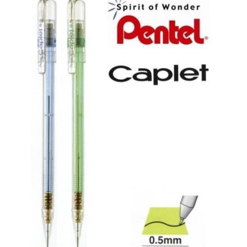 

SIAP KIRIM GAN Pensil Mekanik Mechanical Pencil PENTEL Caplet 5 mm