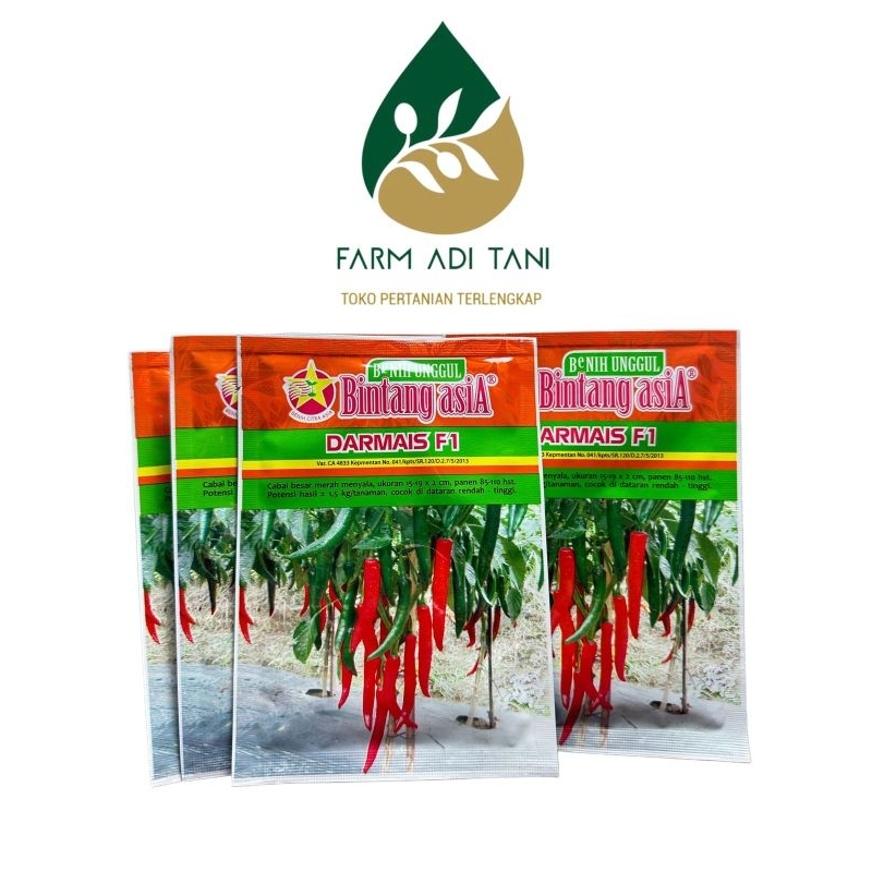 

Cabe BESAR DHARMAIS 10gr F1 BCA / CABE DARMAIS F1 DARI BCA CABE BESAR