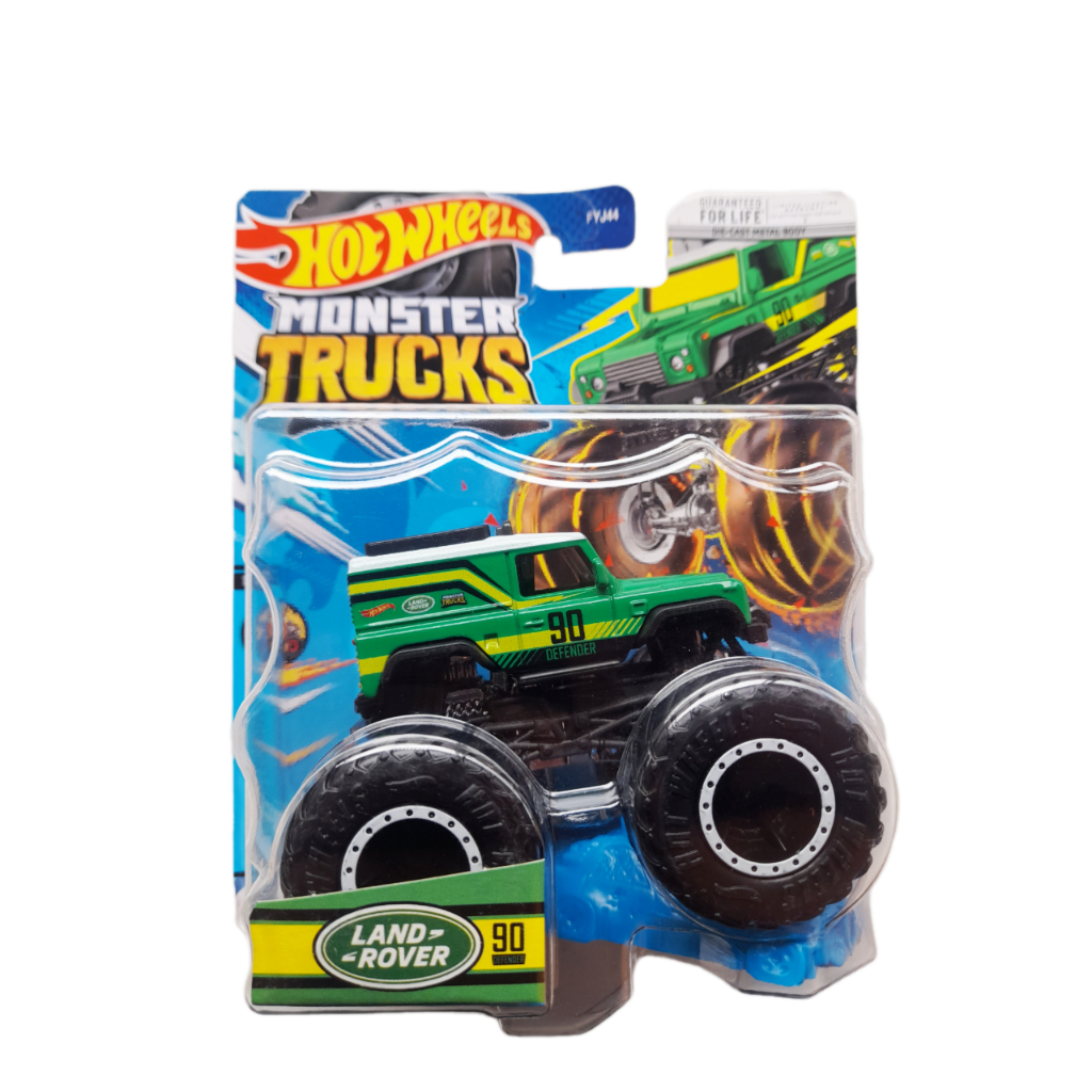 Hot Wheels Monster Trucks Land Rover Defender 90 Green