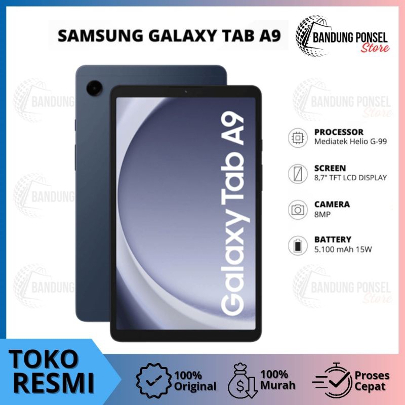 Bandungponsel- Samsung TAB A9 Ram 4/64