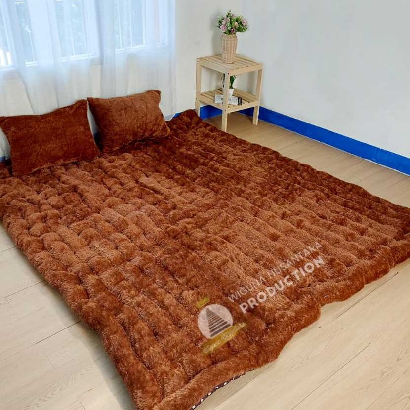 Pilihan Kasur Gender Bulu Rasfur Jumbo All Size Plus 2 Bantal Kasur Bulu Rasfur Tebal Empuk