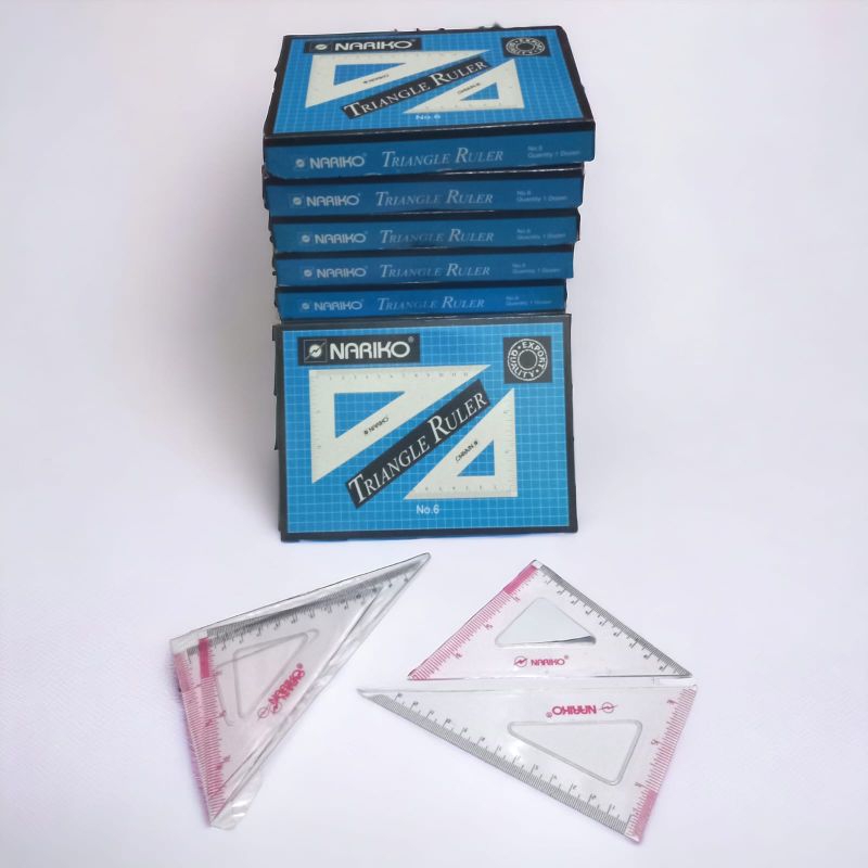 

Penggaris segitiga nariko no6 1set 2pcs triangle ruler