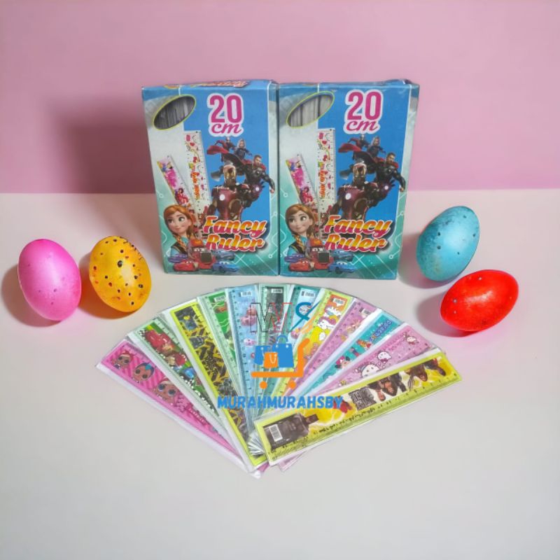 

PENGGARIS FANCY 20 CM (1lusin) / Garisan Fancy Disney Princess Marvel Avenger 20 cm Plastik