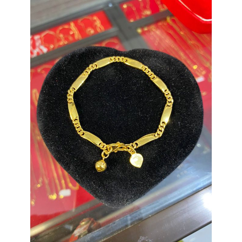 gelang dewasa bahan koin lapis emas 22 karat