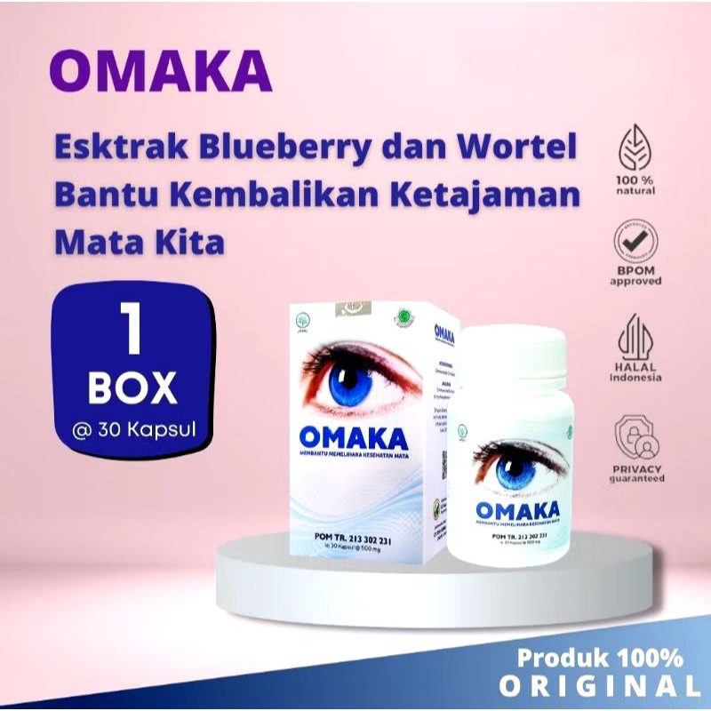 Omaka Original Obat Atasi Mata Minus Plus Silinder Katarak Obat Kesehatan Mata Terbaik