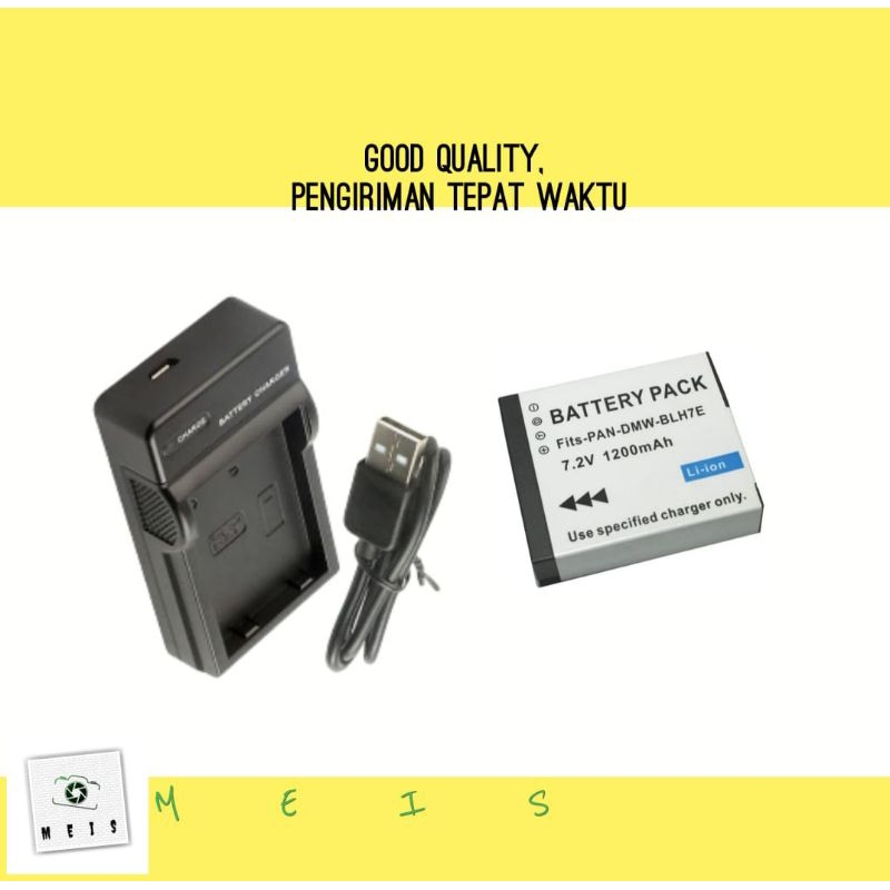 Baterai & Charger Panasonic Lumix DMC GF7 GF8 GF9 GF10 Batre Casan