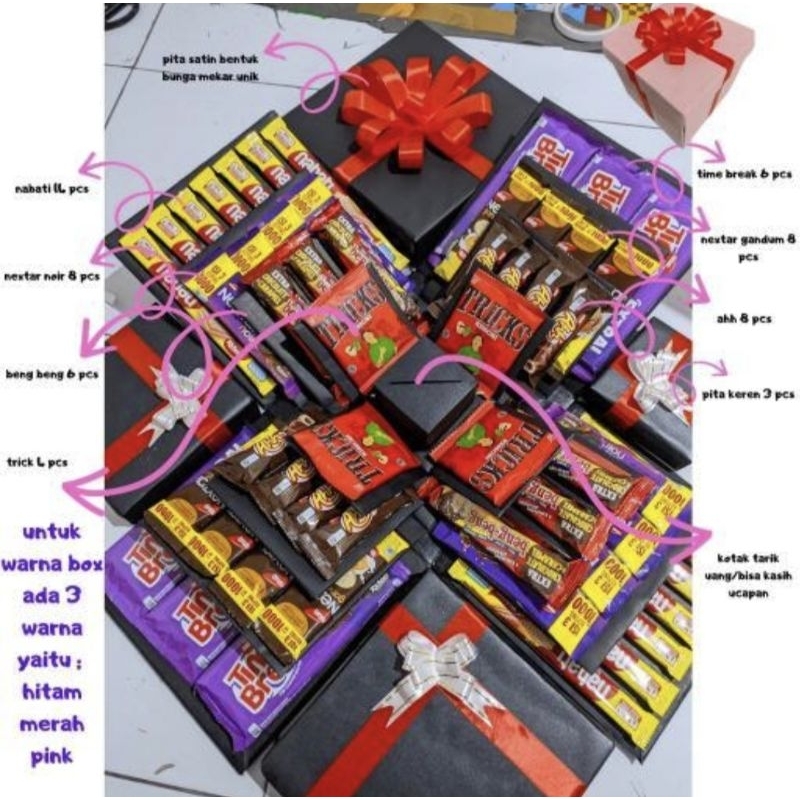 

Snack Box Kotak 4 Lapis, Kado Ulang Tahun, Hampers Kado Buat Anak
