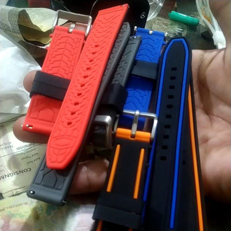 Tali Strap Jam Tangan Karet Silicon Halus strap jam tangan