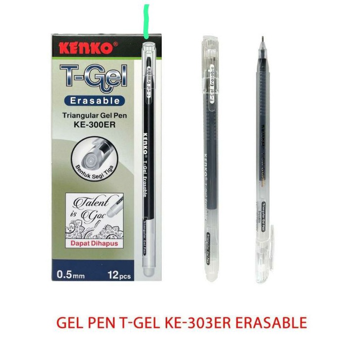 

STOK TERBARU Pulpen Hapus Kenko Ke33ER TGEL 1pak12pcs