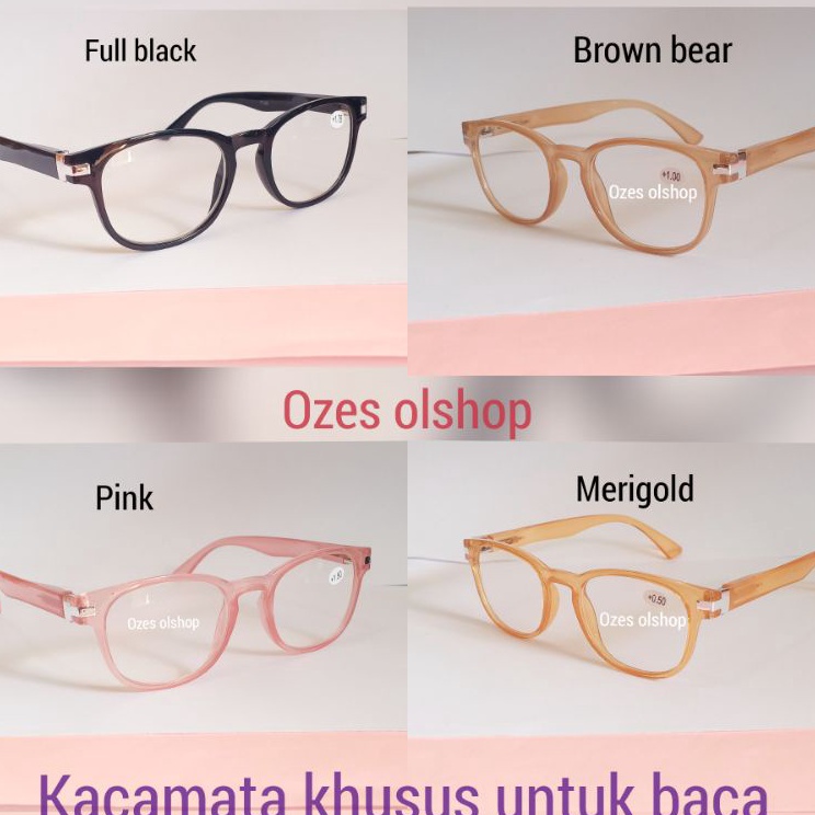 Spesial Terbaru  KACAMATA BACA KHUSUS LENSA PLUS MODEL PRIA WANITA T148