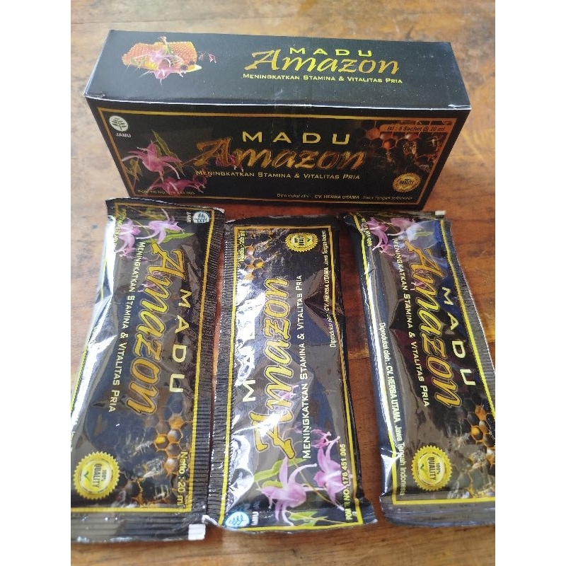 madu sachet stamina pria  AMAZON 1 kotak 5 sachet