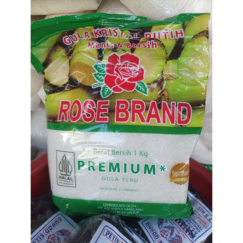 

Gula Rosebrand 1 KG hijau