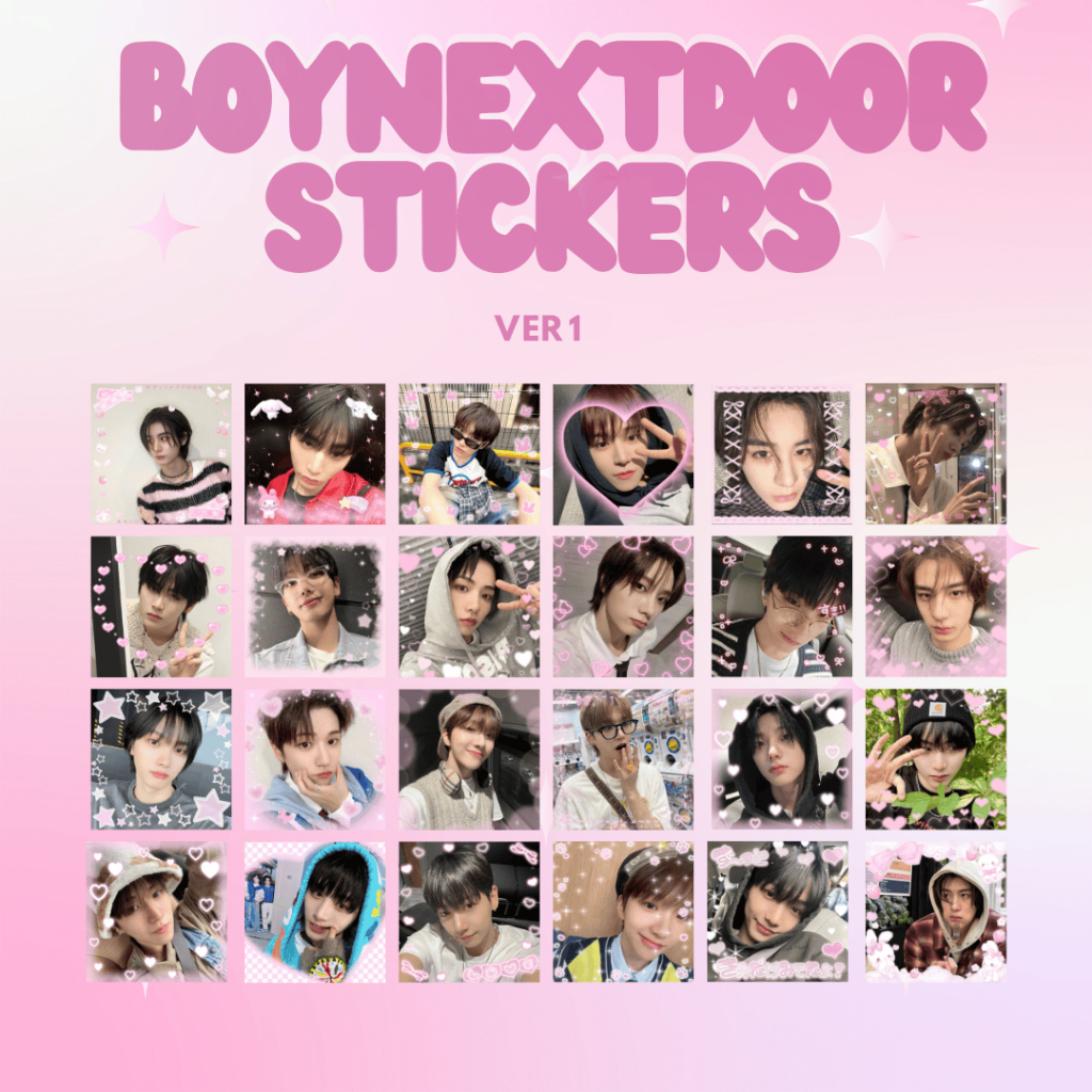 

[90 PCS] BOYNEXTDOOR LOVE MAIL STICKER FREBIESS STICKER DECO KPOP