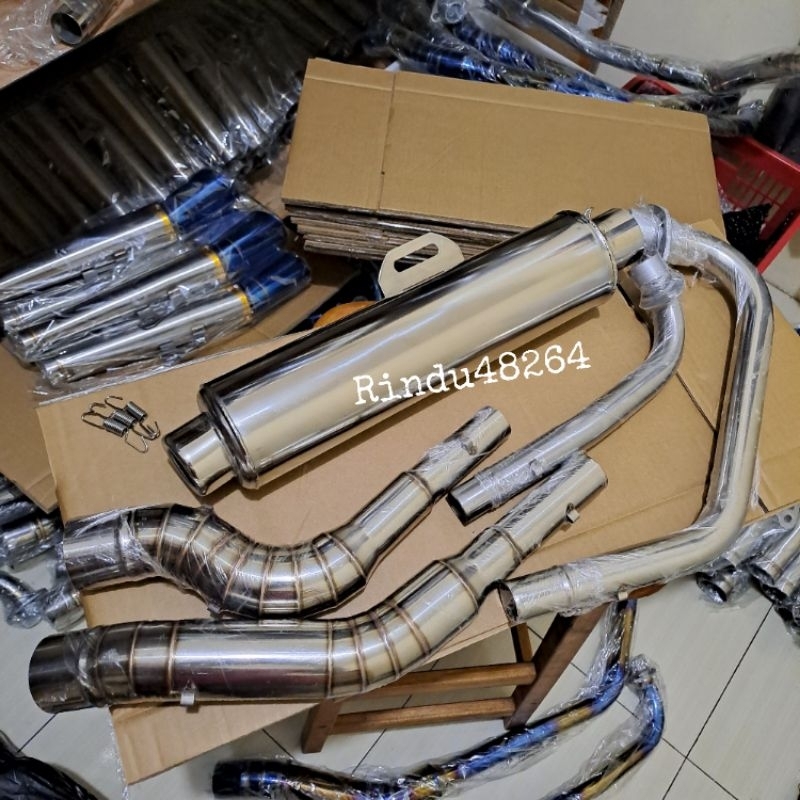 Canister standard + big elbow pipe Raider 150fi,carb skygo rusi_tc bajaj euro 125 150 vperman tmx pi