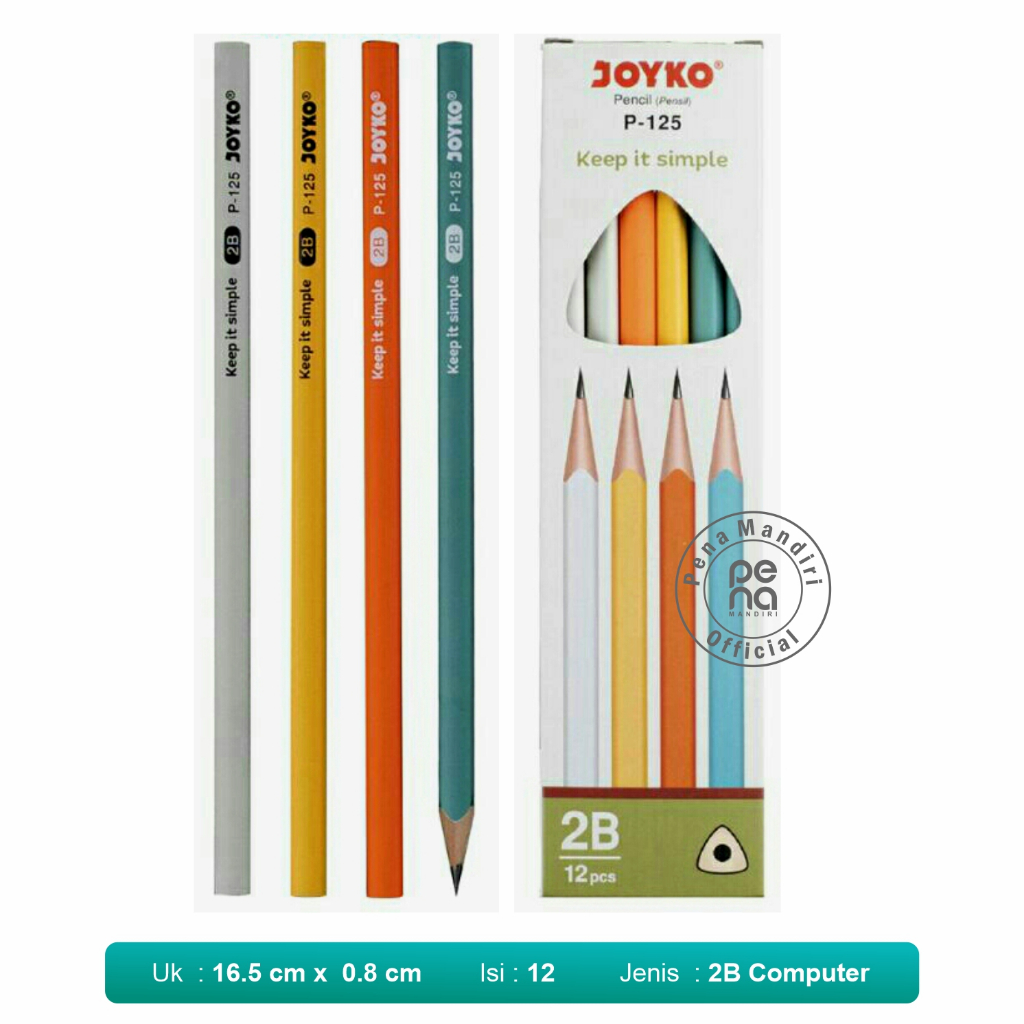 

Pensil Joyko P-125 P-121 2B (12pcs)