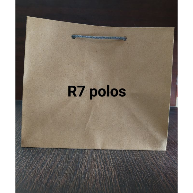 

paper bag coklat ukuran R7 polos paper bag