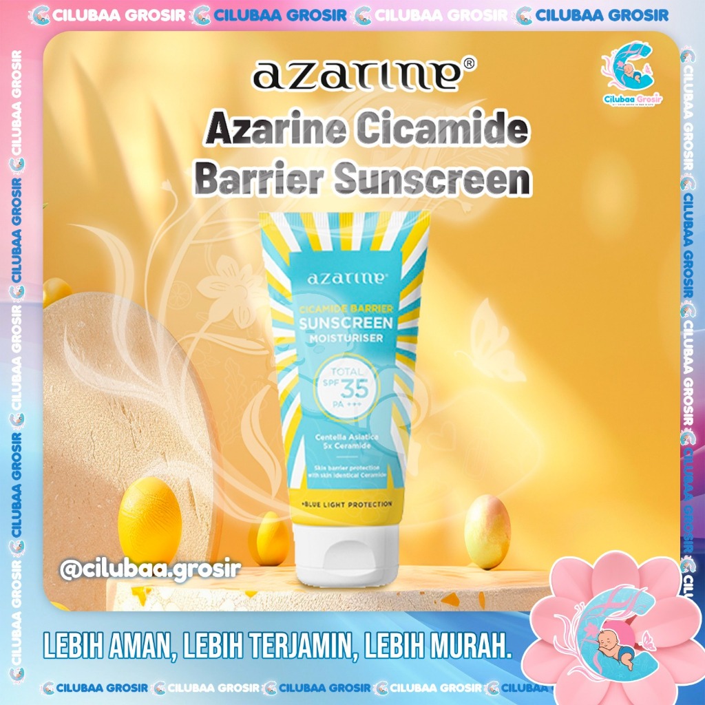 Azarine Cicamide Barrier Sunscreen Moisturiser SPF35 PA+++ 40mL