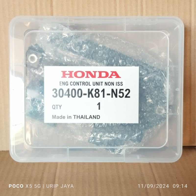 ECU NON ISS K81H-N52/K81A-N02 ECU Beat POP Beat eSP K25G / K81 2014 - 2020 Thailand