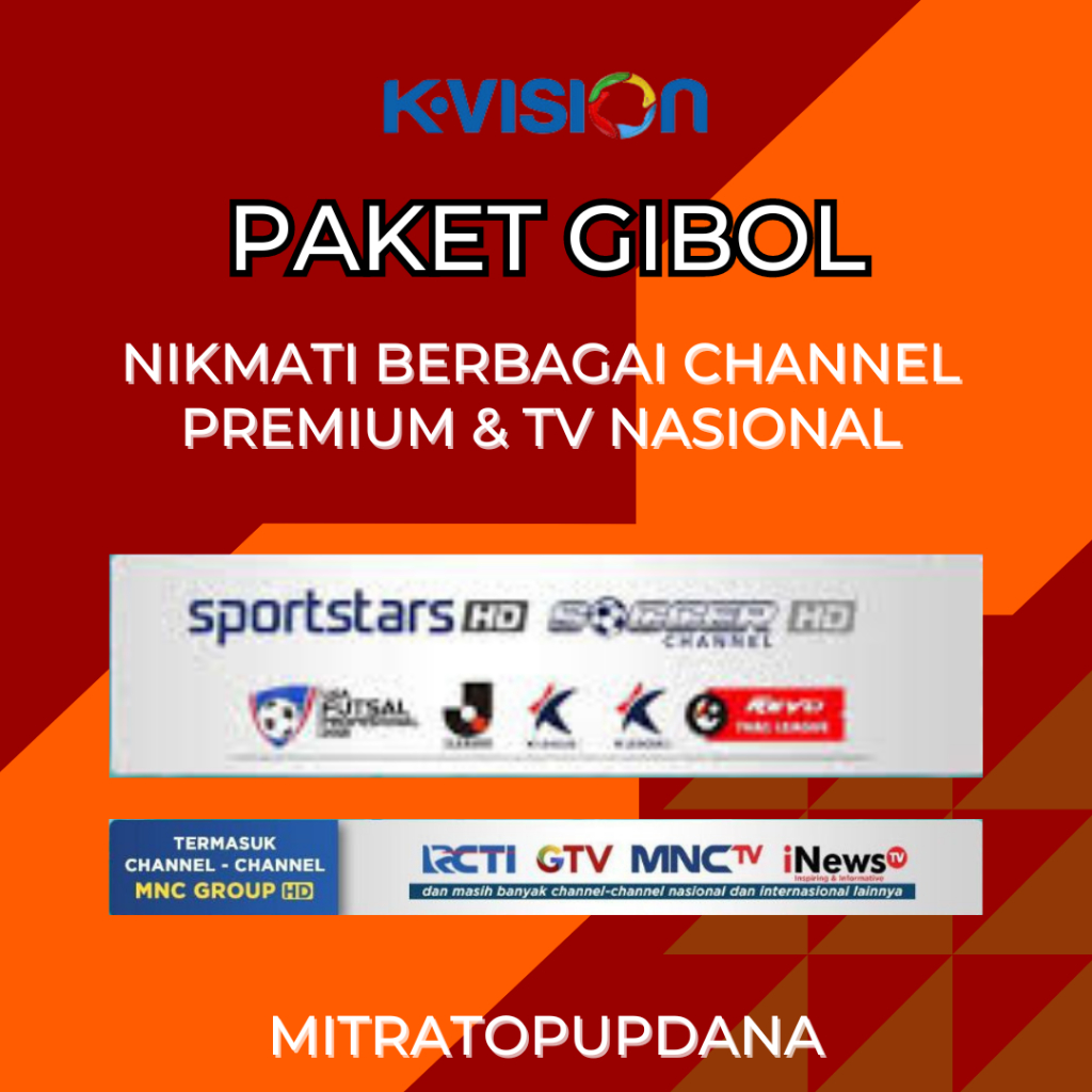 PAKET NONTON K-VISION GIBOL TERMURAH