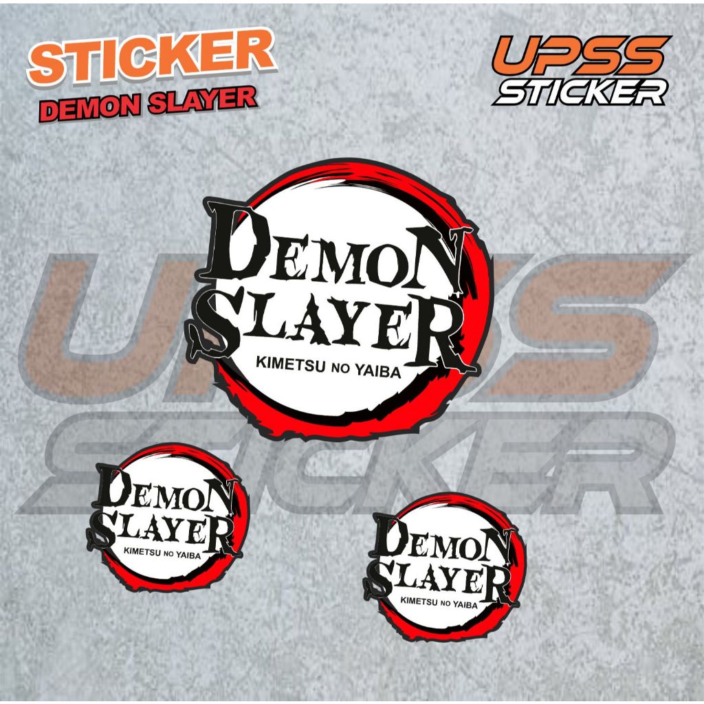 

Stiker Sticker Demon Slayer Case Phone Logo Brand Band Aesthetic Journal Clothing Basic Casing Striping Tempel Label Merk Dinding Graftac Vinyl High Quality decal