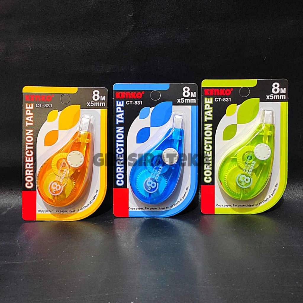 

CORRECTION TAPE, TIPE X KERTAS CT 831 KENKO