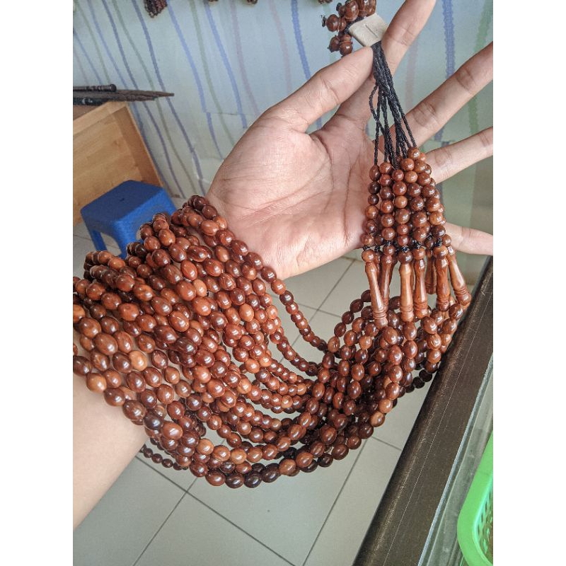 Tasbih kaukah 99 oval(telur) ukuran -+ 8mm