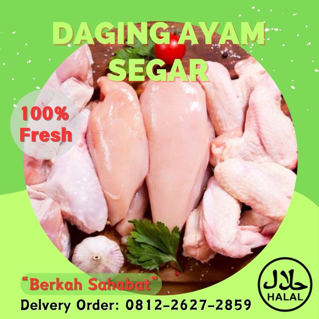 

DAGING AYAM PAHA DADA KEPALA CEKER SAYAP KARKAS AYAM UTUH FRESH