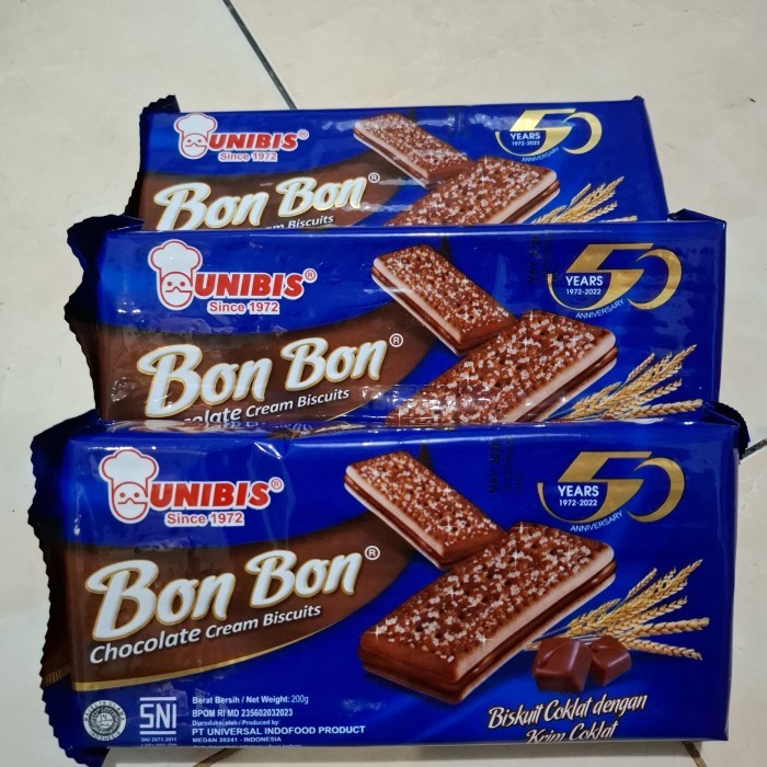 

Unibis Bon Bon Chocolate cream Biscuits 200gram