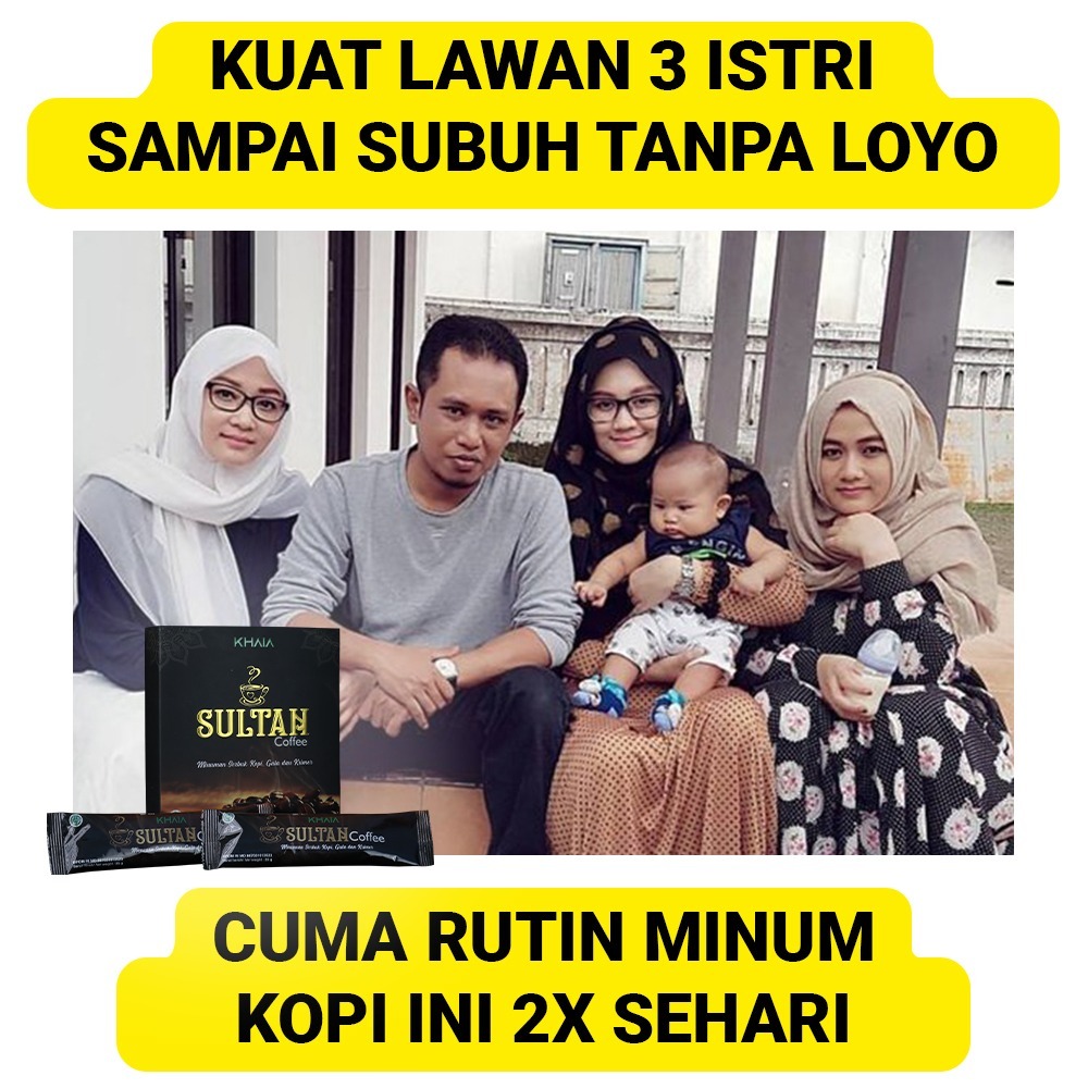 Sultan Coffee Kopi Herbal Kejantanan Tenaga Dari Bahan Herbal BPOM | Kopi Untuk Kejantanan Pria