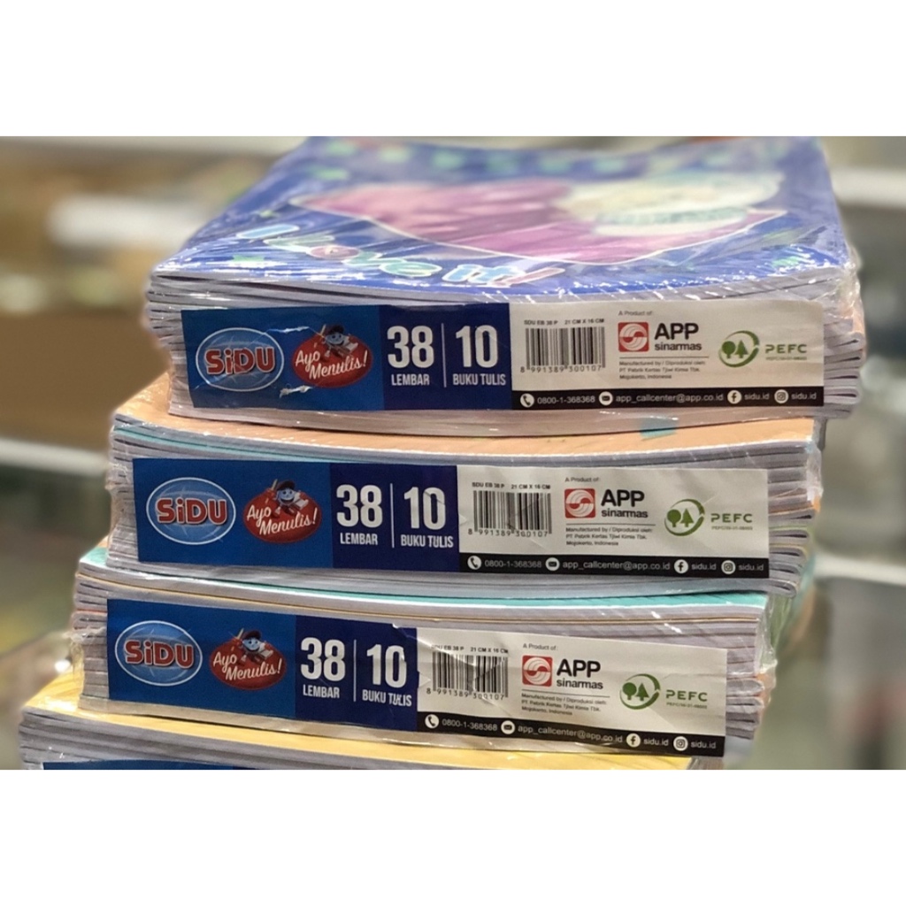 

Buku Tulis SIDU 38 Lembar 1 Pack