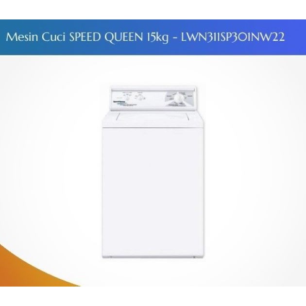 MESIN CUCI SPEED QUEEN 15 KG LWN311SP301NW22 TOP LOAD GARANSI RESMI