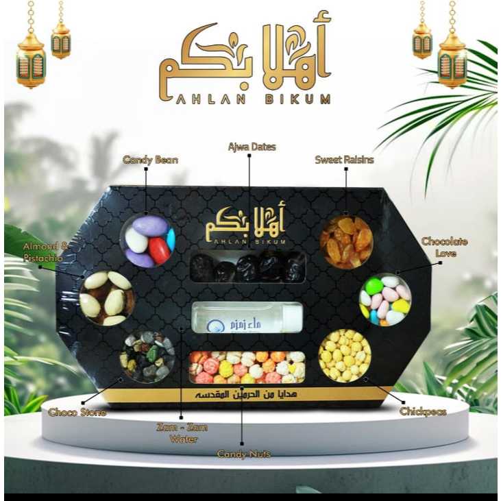 

Paket Umroh Oleh Oleh Haji AHLAN BIKUM / Paket Ramadhan Lebaran / Premium Gift