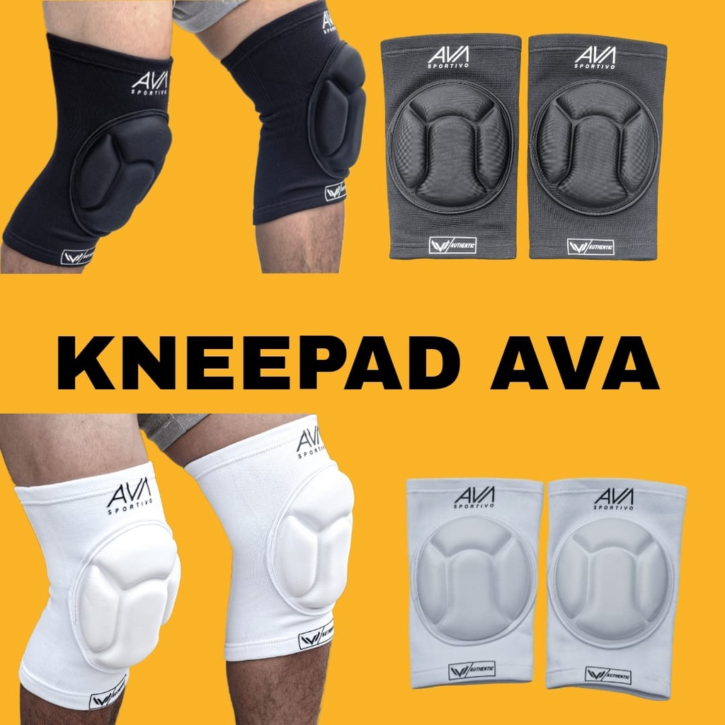 Deker Pelindung Lutut Kneepad Olahraga Futsal Sepakbola Volly Knee Pad Busa Olahraga 1 Pasang