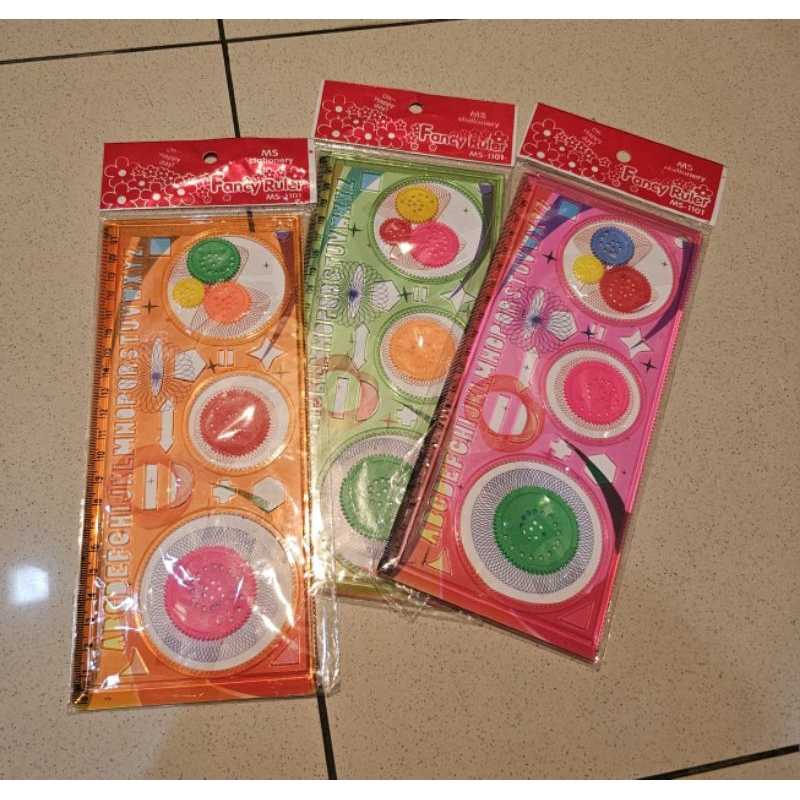 

MS Stationery - Fancy Ruler MS-1101 - Pattern Ruler - Penggaris Seni / Pola