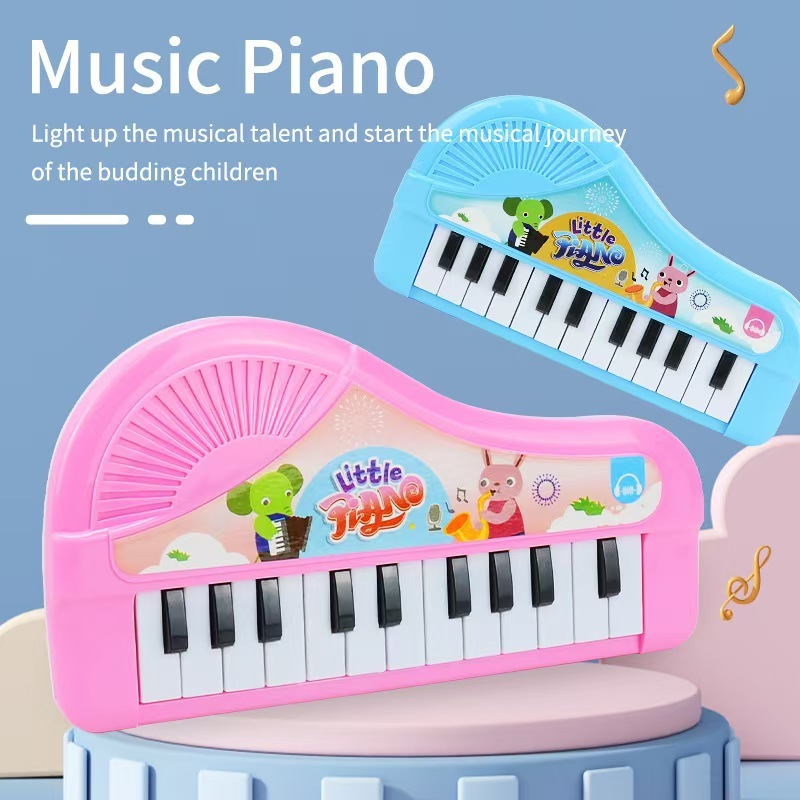 FUNTOY Musician Piano Keyboard Elektronik Mini Dengan Mikrofon Anak Alat Musik Edukasi Anak Mainan