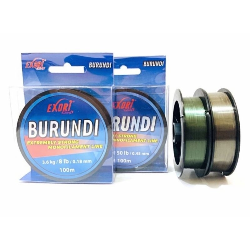 Senar EXORI BURUNDI | Colour : Green | Size : 0.06mm - 0.30mm