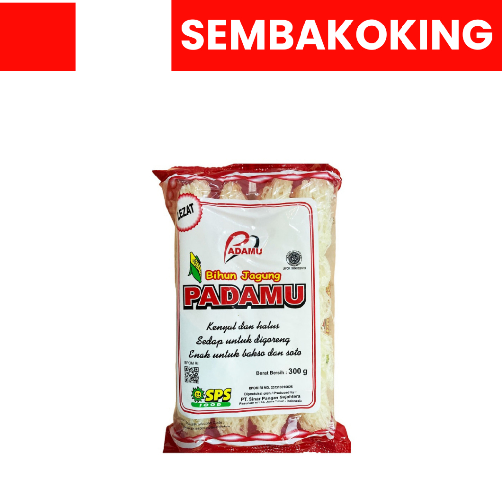 

BIHUN JAGUNG PADAMU 300GR MERAH MIHUN